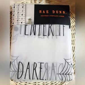 Rae Dunn shower curtain Halloween